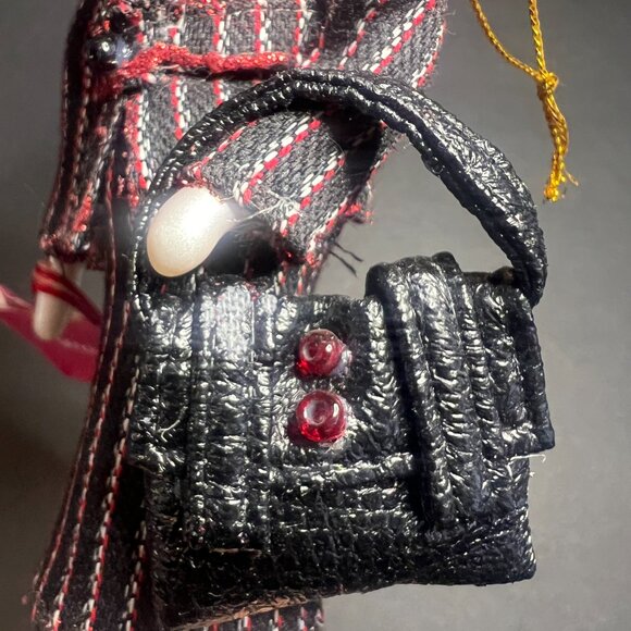 VTG Dillards Trimmings Glass Working Girl Business Outfit Christmas Ornament - Picture 6 of 7